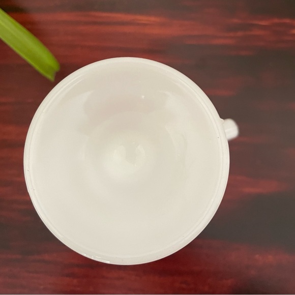 Vintage Milk Glass Texas Coffee Handled Mug - Picture 6 of 8